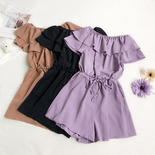 Salopeta dama model lat cu cravate