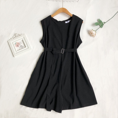 Salopetă elegantă de damă cu centură în talie în trei culori