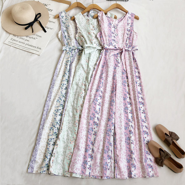 Salopetă elegantă de vară pentru femei, cu centură și fermoar