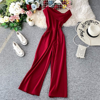 Salopetă lungă de damă modernă în mai multe culori