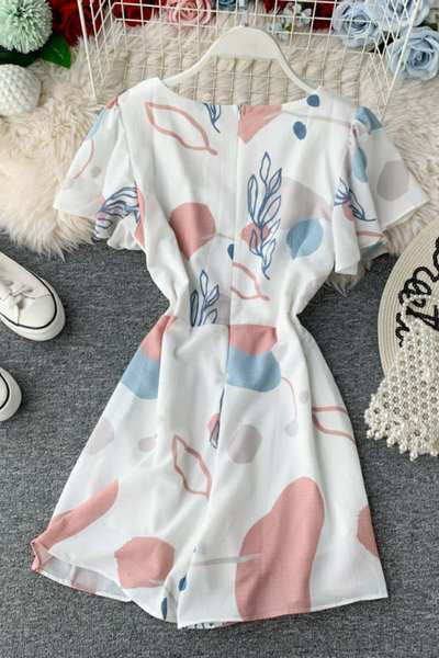 Salopetă casual damă cu mâneci scurte - două culori