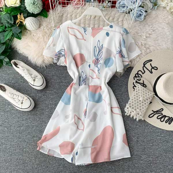 Salopetă casual damă cu mâneci scurte - două culori