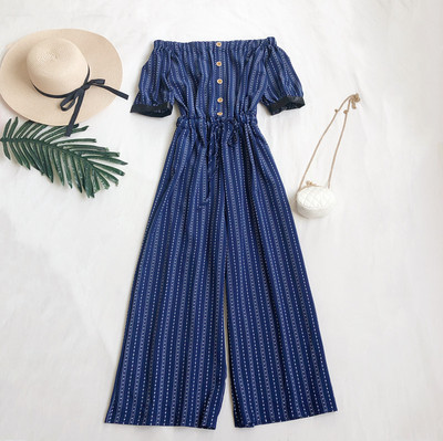 Salopeta lunga de dama cu nasturi si maneci scurte