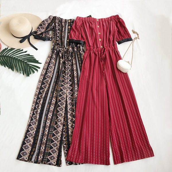 Salopeta lunga de dama cu nasturi si maneci scurte