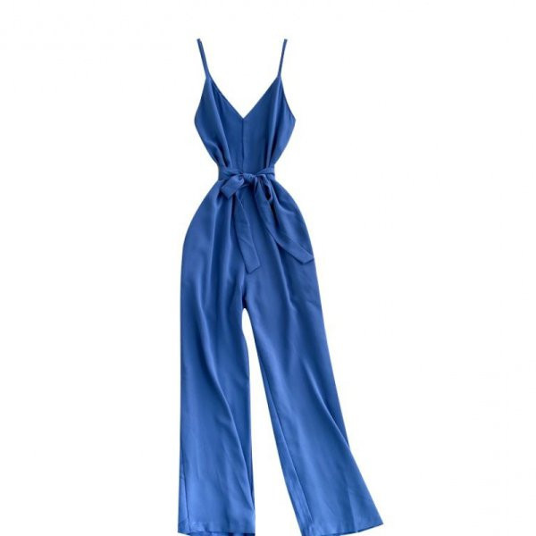 Model nou de salopeta dama cu curea si bretele subtiri