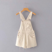 Traper kratki kombinezon s džepovima u svijetloj boji