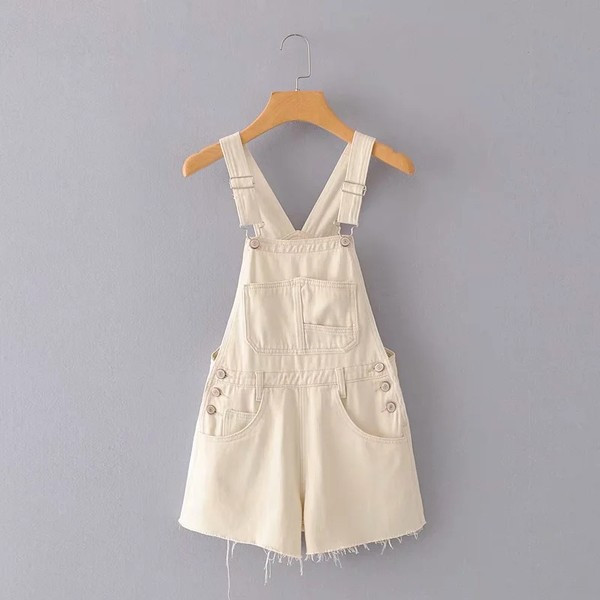 Traper kratki kombinezon s džepovima u svijetloj boji