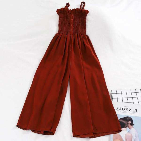 Salopeta dama cu elastic si bretele