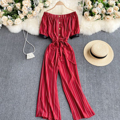 Casual γυναικείες ολόσωμες φόρμες με ντεκολτέ σε διάφορα χρώματα