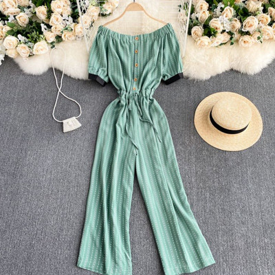 Casual γυναικείες ολόσωμες φόρμες με ντεκολτέ σε διάφορα χρώματα