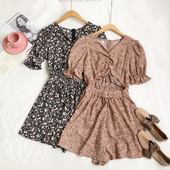 Salopeta scurta de dama cu fermoar pe spate