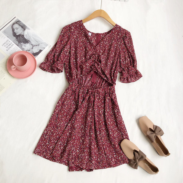 Salopeta scurta de dama cu fermoar pe spate