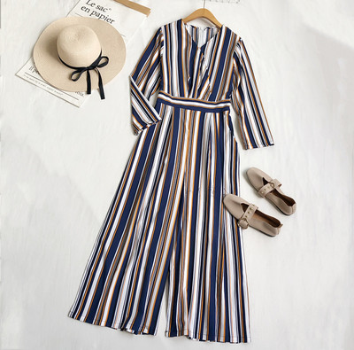 Γυναικεία κομψή ολόσωμη φόρμα με μακριά μανίκια