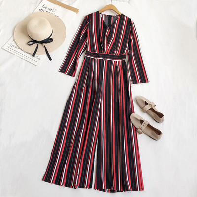 Γυναικεία κομψή ολόσωμη φόρμα με μακριά μανίκια