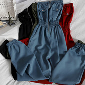 Ženski casual kombinezon s džepovima