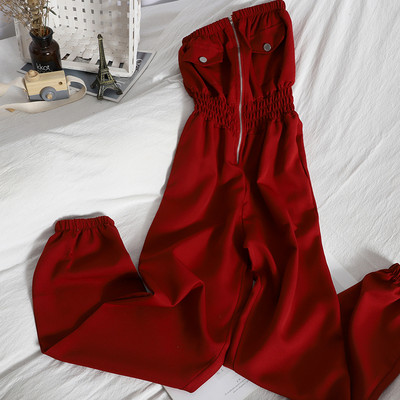 Ženski casual kombinezon s džepovima