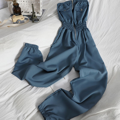 Ženski casual kombinezon s džepovima