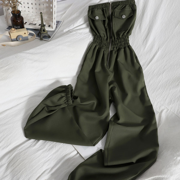 Ženski casual kombinezon s džepovima