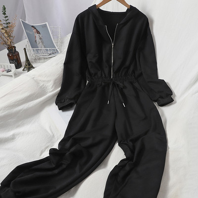 Salopeta de dama cu maneci lungi si fermoar