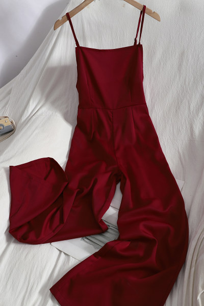 Salopeta de dama model simplu cu bretele subtiri