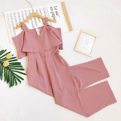 Ženski dugi kombinezon na bretele