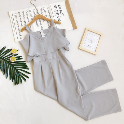 Ženski dugi kombinezon na bretele