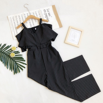 Ženski dugi kombinezon na bretele