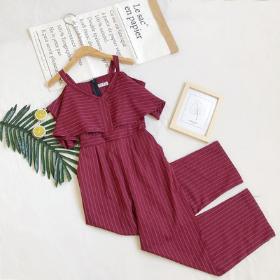 Ženski dugi kombinezon na bretele