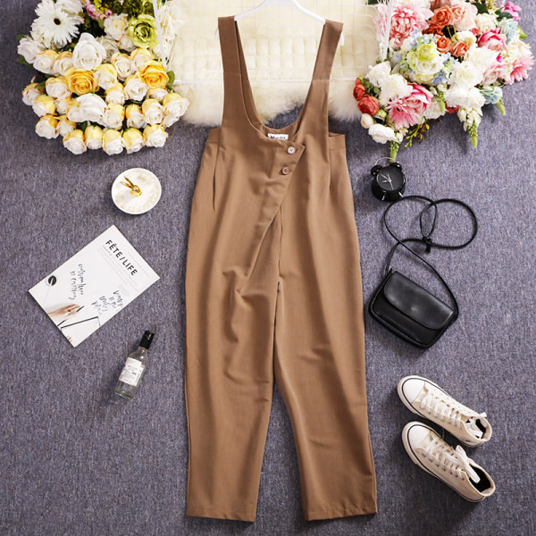 Salopeta casual cu nasturi