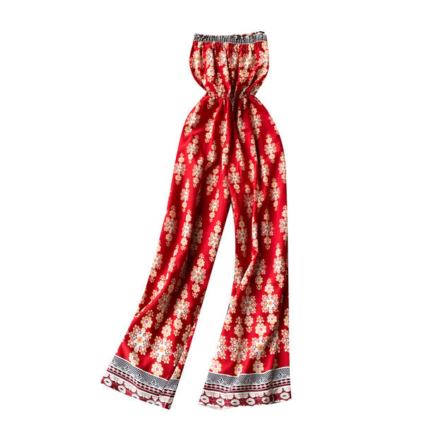 Salopetă casual de damă cu picioare largi - mai multe culori