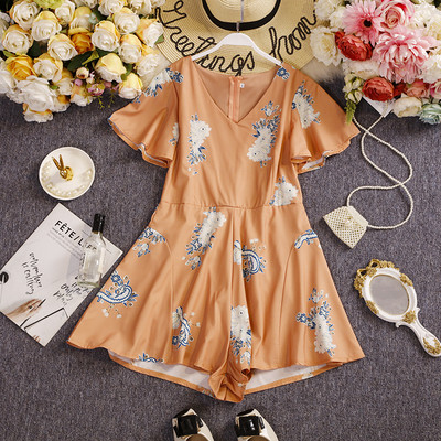 Salopeta de dama stil retro cu maneci scurte