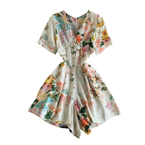 Salopeta dama - cu motive florale si nasturi