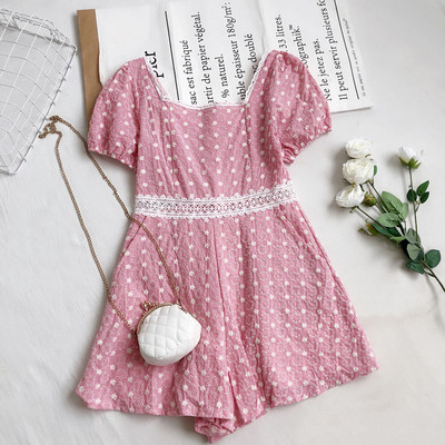 Salopeta scurta dama cu puncte in mai multe culori