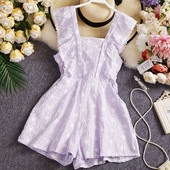 Salopeta de dama actuala cu bretele late