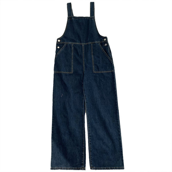 Ženski traper kombinezon sa džepovima