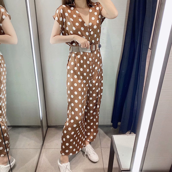 Salopeta lunga cu centura maro