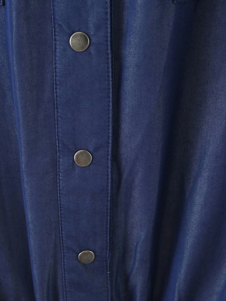 Salopeta scurta cu nasturi si cravate in talie