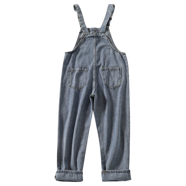 Salopeta lata model nou cu buzunare-denim