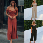 Model nou de salopetă de damă cu umerii goi - în mai multe culori