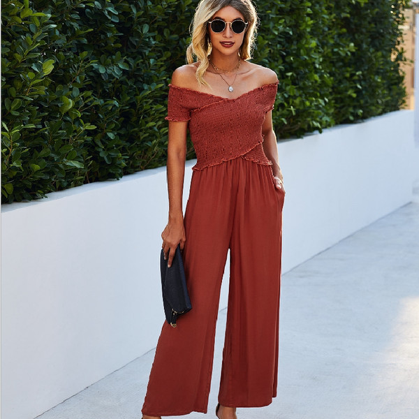 Model nou de salopetă de damă cu umerii goi - în mai multe culori