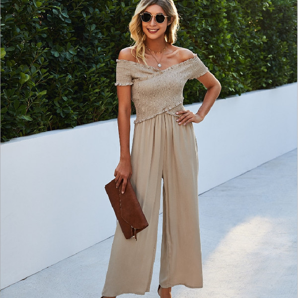 Model nou de salopetă de damă cu umerii goi - în mai multe culori