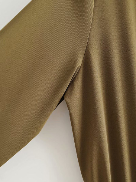 Salopeta lunga de primavara-toamna cu nasturi si curea