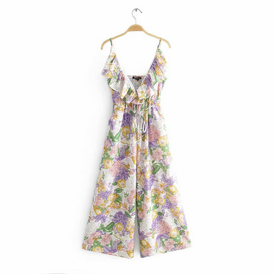 Salopeta de dama cu decolteu in V si bucle