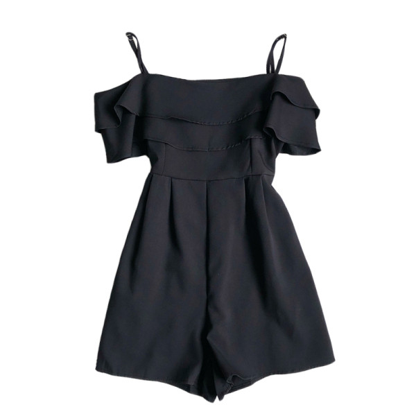 Salopeta de dama moderna cu bretele subtiri in trei culori