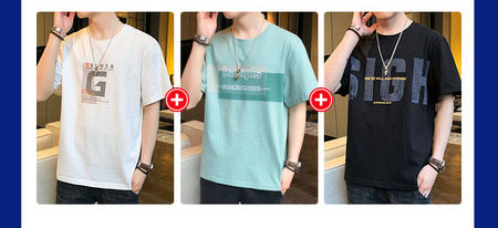 Tricou barbatesc cu aplicatie - mai multe modele