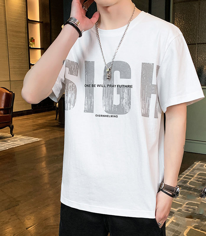 Tricou barbatesc cu aplicatie - mai multe modele