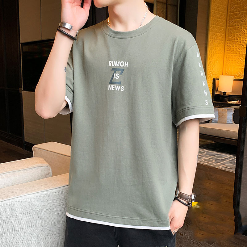 Tricou barbatesc cu aplicatie - mai multe modele