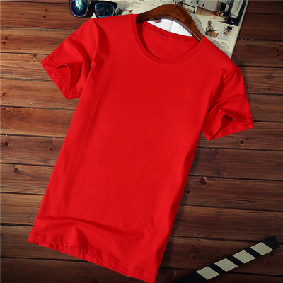 Tricou casual barbatesc cu imprimeu si decolteu rotund