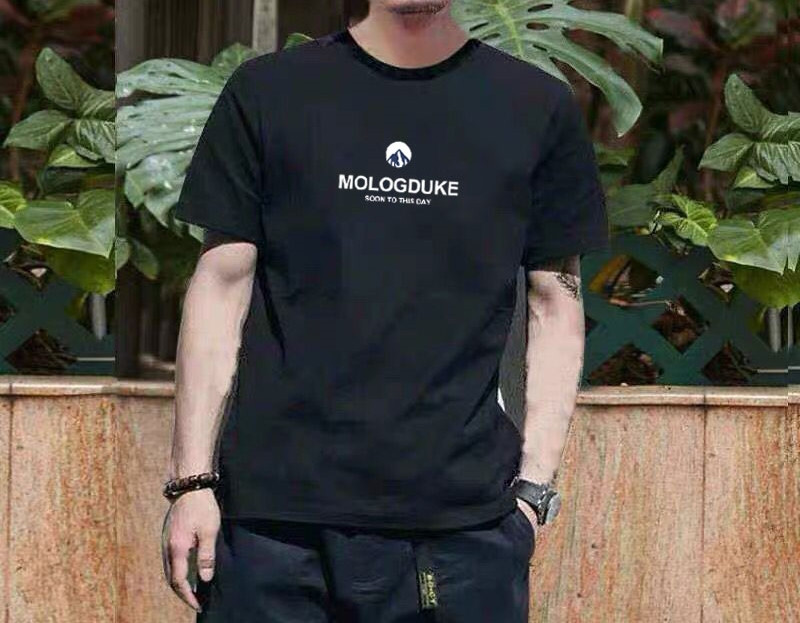 Tricou casual barbatesc cu imprimeu si maneci scurte