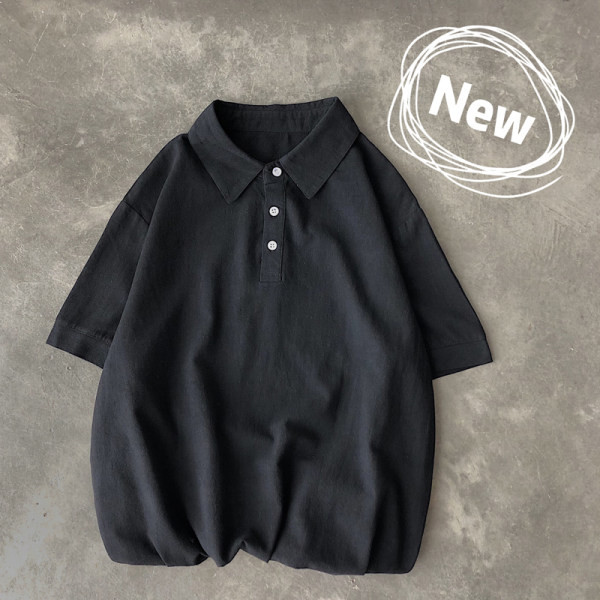 Bluză pentru bărbați cu guler și nasturi clasici